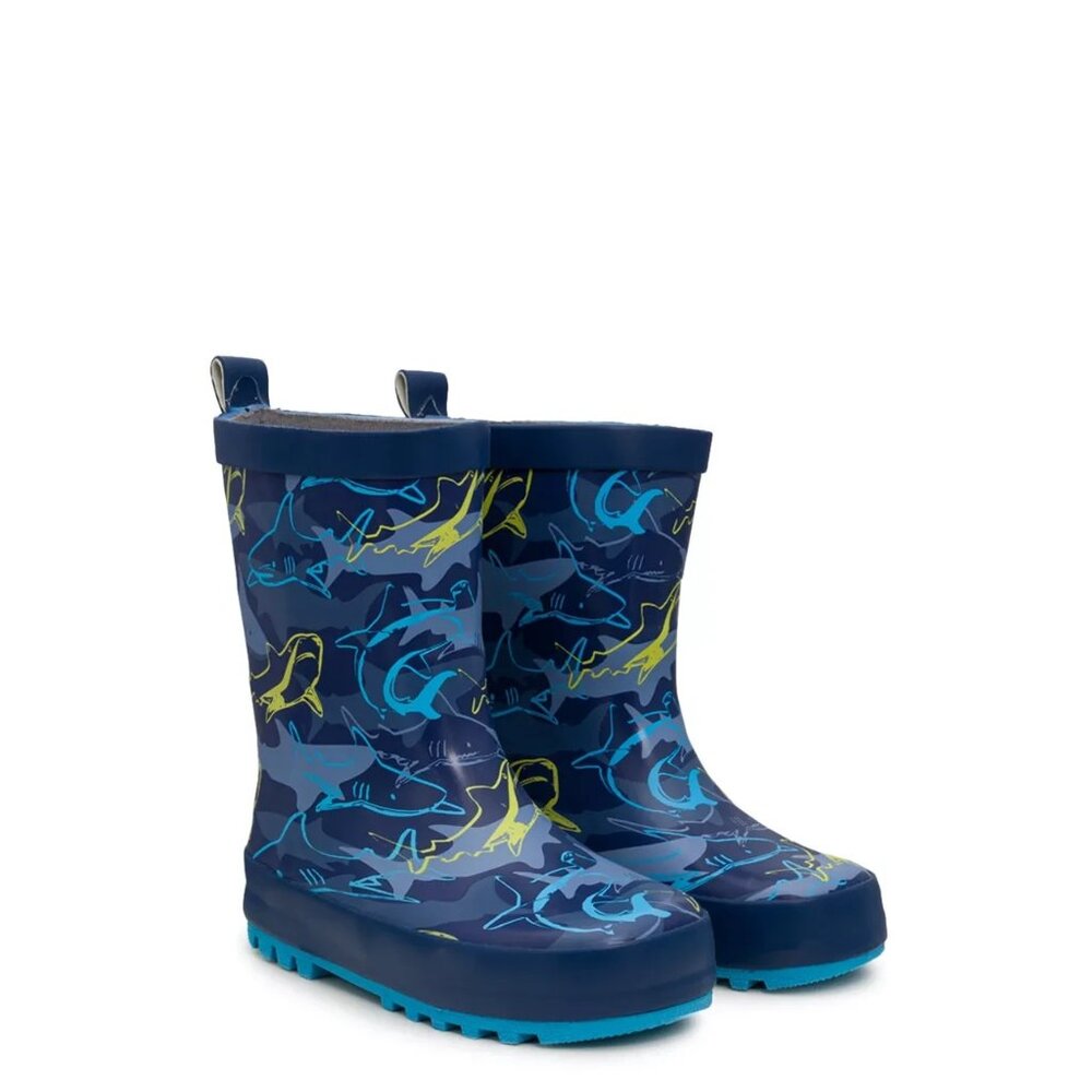 Elements Toddler Boys' Zaf Waterproof Rain Boot shark
